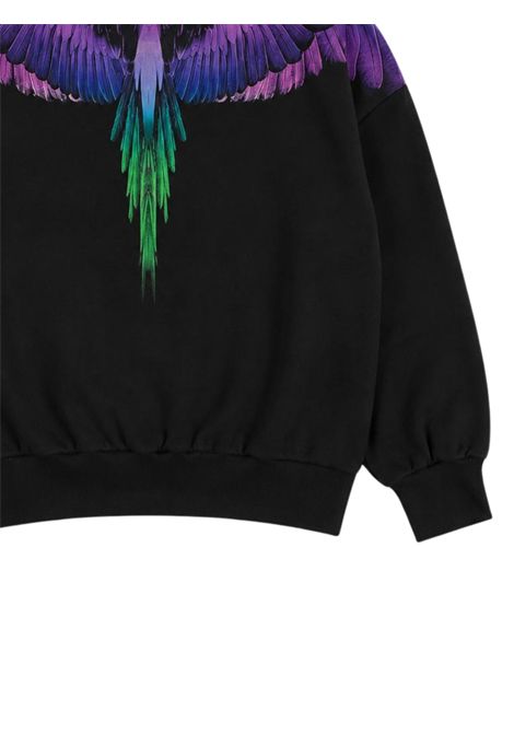 Felpa bambina nera in cotone MARCELO BURLON | JGSW061NERA